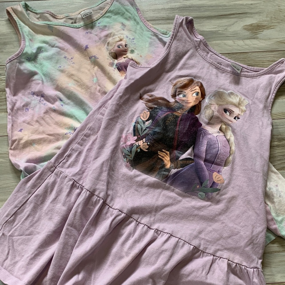 H&M Frozen sleeveless dresses